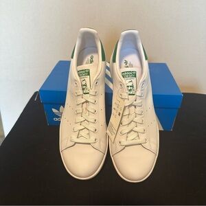 NIB Adidas Classic Stan Smith Green Tab Mens Size 10 1/2 Sneakers